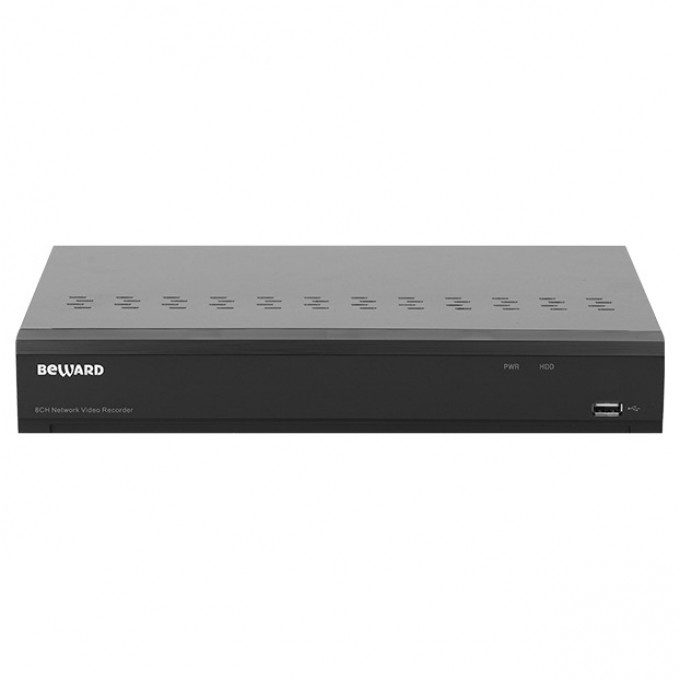IP видеорегистратор BEWARD BEWARD 8 IP-каналов, H.265/H.264, 76 Мбит/с, 3840x2160 (8 Мп), ONVIF RK0108 IP видеорегистратор BEWARD BEWARD 8 IP-каналов, H.265/H.264, 76 Мбит/с, 3840x2160 (8 Мп), ONVIF RK0108